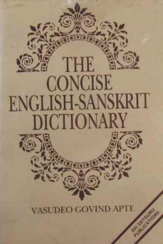Vasudeo Govind Apte - The Concise English-Sanskrit Dictionary