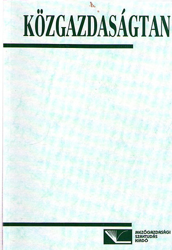 Moln�r J�zsef szerk. - K�zgazdas�gtan