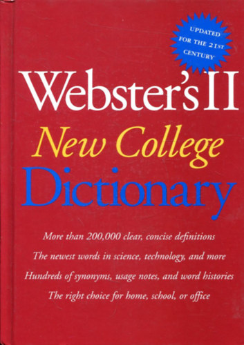 Webster - Webster's New College Dictionary