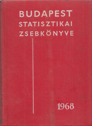 Budapest Statisztikai Zsebk�nyve 1968