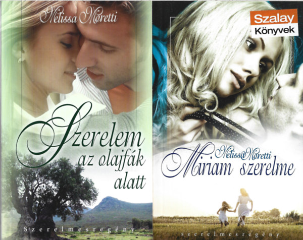 Melissa Moretti - 2 db könyv, Szerelem az olajfák alatt, Mirian szerelme