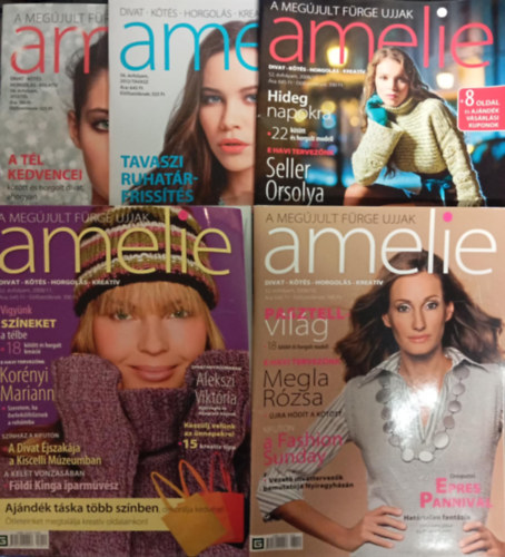 Nincs feltntetve - A megjult frge ujjak - Amelie (5 darab) 52. vfolyam 2008/10,11,12 56.vfolyam 2012/Tl, Tavasz