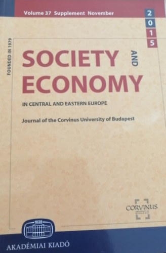 Cski Csaba  (szerk.) - Society and economy in central and eastern Europe 2015 Supplement