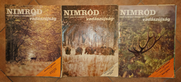 3 szm a Nimrd magazin 1990-es vfolyambl: 1990/16. augusztus 13., 1990/18. szeptember 24., 1990/24. decemer 17.