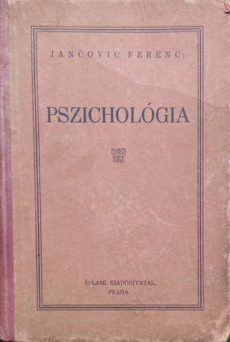 Jancovic Ferenc - Pszicholgia
