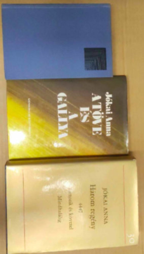 Jókai Anna - 3 db Jókai Anna könyv : - A labda - A töve és a gallya - Három regény: 4447, Tartozik és követel, Mindhalálig