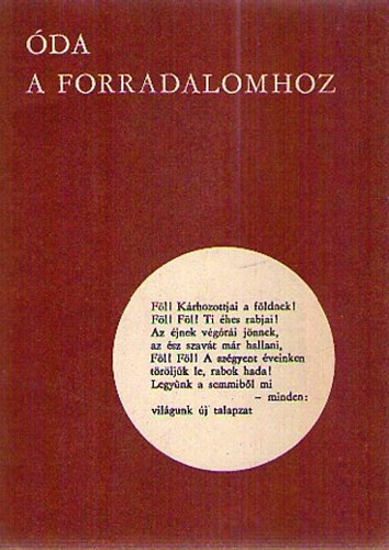 Óda a forradalomhoz