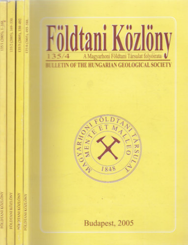 Földtani közlöny 2005/1-4. (Teljes évfolyam lapszámonként)