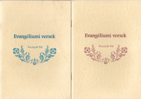 Peczny�k P�l - Evang�liumi versek 1-3 f�zet