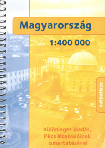 Magyarország 1:400 000 különleges kiadás, Pécs látnivalóinak ismertetésével