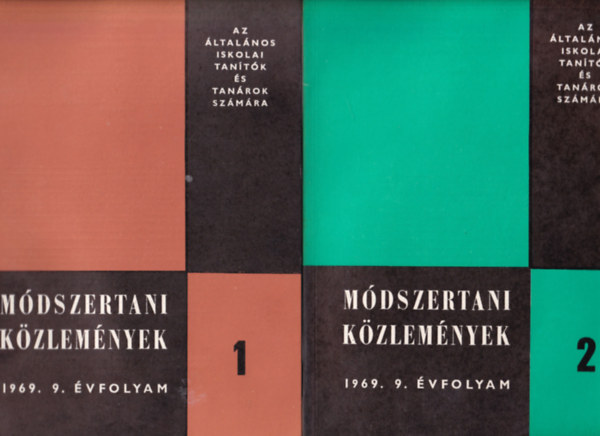 Németh István (szerk.) - Módszertani közlemények 1969. 9. évfolyam. 1-5. számok. - (teljes évfolyam)