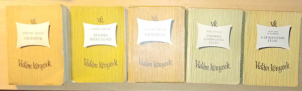 5 db Vid�m k�nyvek , A l�thatatlan l�gi�,SamSmall csod�latos �lete, Csodap�kI-II,Szamba Hercegn�,