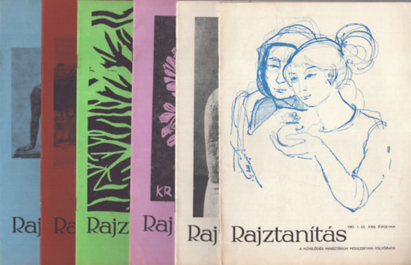 Kovcs Kroly szerk. - Rajztants - Az Oktatsi Minisztrium mdszertani folyirata - XXIII.vf. 1981/1-6.szm teljes vfolyam
