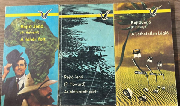 Rejt� Jen� - 3 darab Rejt� Jen� k�tet: A feh�r folt - Az el�tkozott part - A l�thatatlan L�gi�