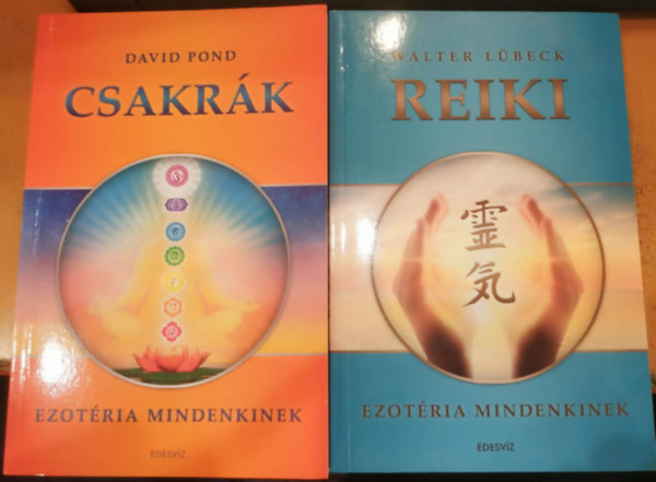 David Pond Walter Lübeck - 2 db Ezotéria mindenkinek: Csakrák + Reiki