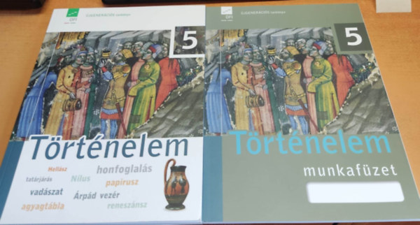 Vadsz Katalin, Gyrgy Gza - 2 db jgenercis tanknyv: Trtnelem 5: Tanknyv (FI-504010501/1) + Munkafzet (FI-504010502/1)