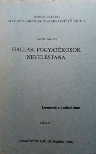 L�szl� Andr�s - Hall�si fogyat�kosok nevel�stana