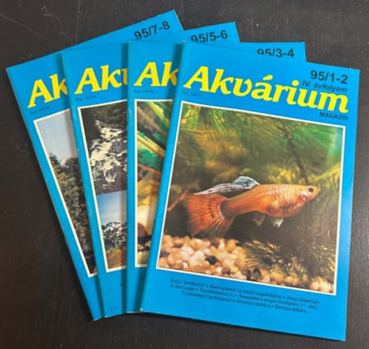 Dezse Tibor (szerk.) - Akvárium magazin '95 1-8. szám