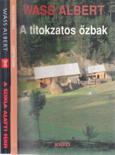 Wass Albert - 2 db. Wass Albert k�tet (A titokzatos �zbak + A szikla alatti f�rfi)