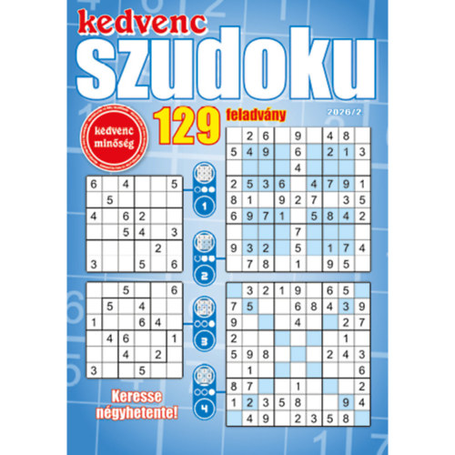 Kedvenc Szudoku 2026/2