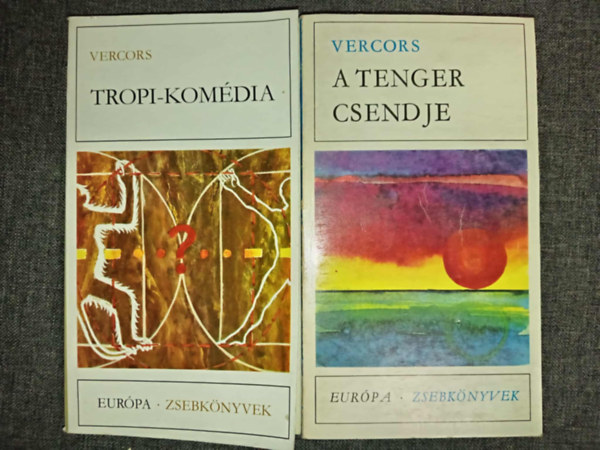 Vercors - 2 db Vercors k�nyv: Tropi-kom�dia; A tenger csendje �s m�s kisreg�nyek