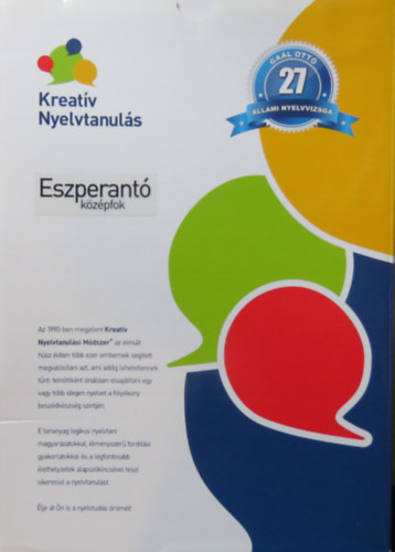 Kreatív Nyelvtanulás - Eszperantó középfok - CD melléklettel