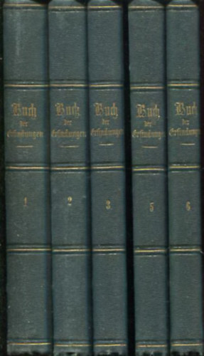 Einführung in die Geschichte der Erfindungen. Bildungsgang und Bildungsmittel der Menschheit. I-VI.