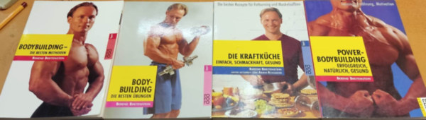 Berend Breitenstein - 4 db Testpts: Bodybuilding - Die Besten Methoden; Bodybuilding - Die Besten bungen; Die Kraftkche: Einfach, Schmackhaft, Gesund; Power-Bodybuilding: Erfolgreich, Natrlich, Gesund