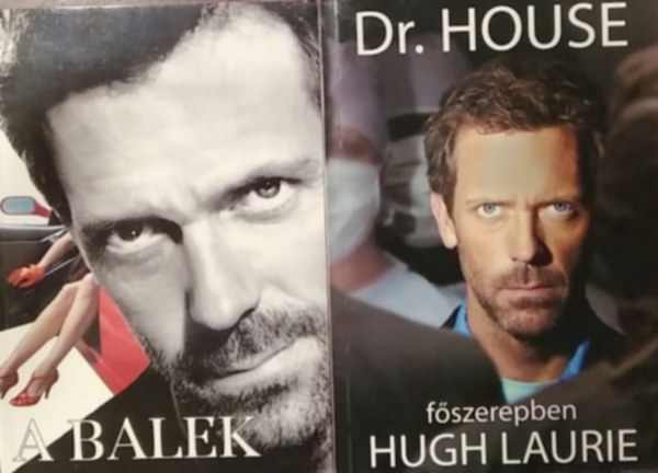 Hugh Laurie, Paul Challen - 2 db-os KNYVMENT AJNLAT, film: A balek+Dr. House, fszerepben Hugh Laurie