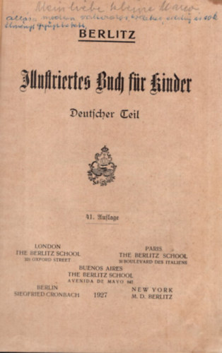 Illustriertes Buch für kinder