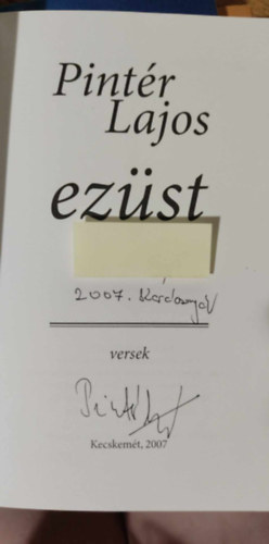 Dr. Pint�r Lajos - Ez�st