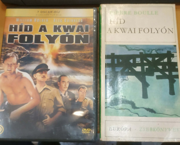 Alec Guinness, David Lean Pierre Boulle - Könyv és film: Híd a Kwai folyón + Híd a Kwai folyón (1 DVD)