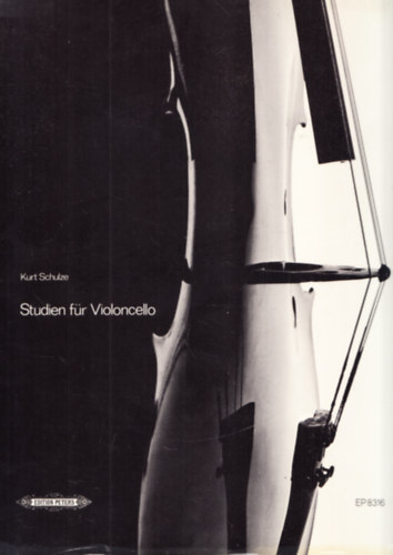 Kurt Schulze - Studien f�r Violomcello (dedik�lt)