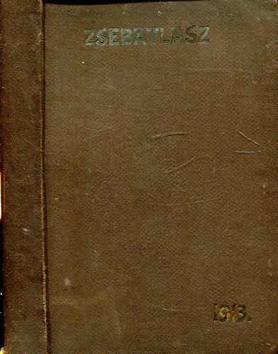 Dr. Kogutowicz Kroly - Zsebatlasz naptrral s statisztikai adatokkal az 1913. vre