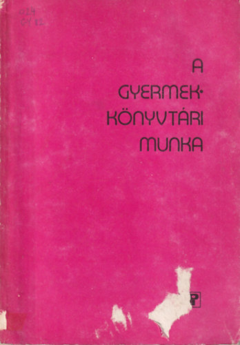 A gyermekknyvtri munka