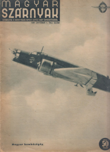 J�nosy Istv�n  (szerk) - Magyar Sz�rnyak 1941. okt�ber 1. (19. sz�m)