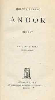Molnár Ferenc - Andor