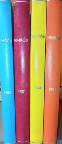 Nimród vadászújság teljes évfolyam egybekötve (négy kötet) 1983 / 1984 / 1987 / 1988
