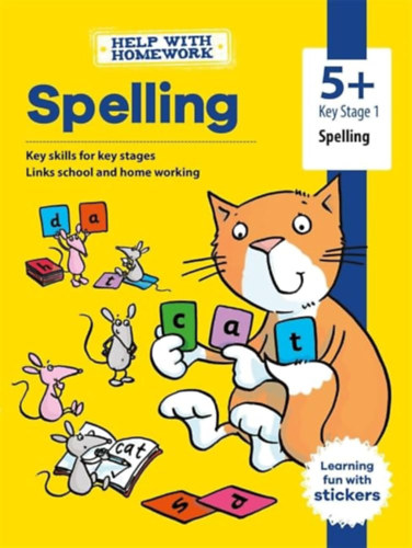 Help With Homework: 5+ Spelling with stickers (Segtsg a hzi feladathoz: 5+ Helyesrs matrickkal angol nyelven)