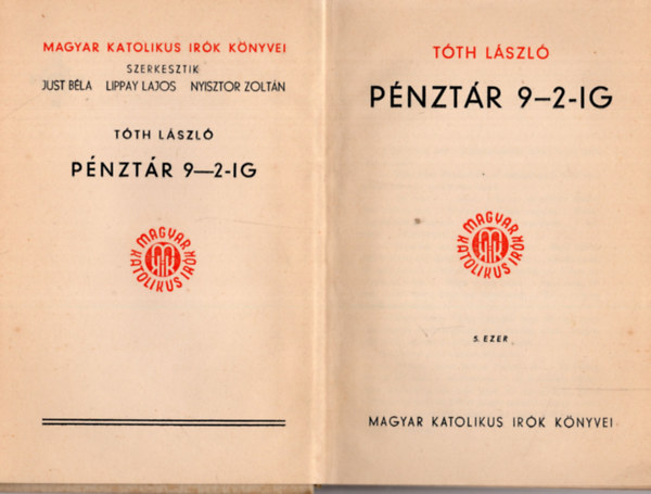 Lszl Tth - Pnztr 9-12-ig