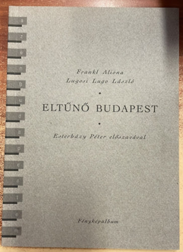 Frankl-Lugossi Lugo-Esterh�zy - Elt�n� Budapest