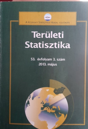 Szal Pter  (fszerk.) - Terleti statisztika 2013 mjus (53.) vfolyam 3.szm