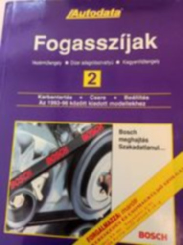 Fogassz�jak 2. (Vez�rm�tengely, d�zel adagol�szivatty�, kiegyenl�t�tengely) - AUTODATA