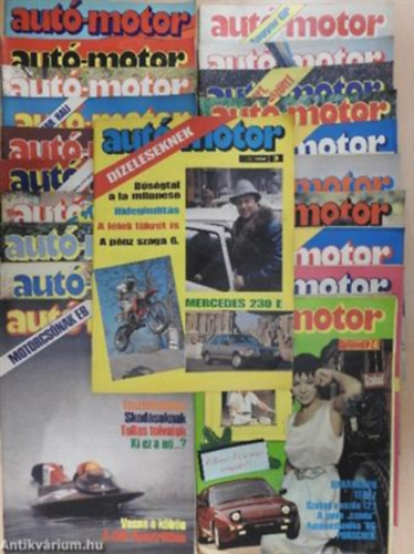 Pongr�cz Gy�rgy - Aut�-Motor 1986. �vfolyam ( 1- 24. sz�m)