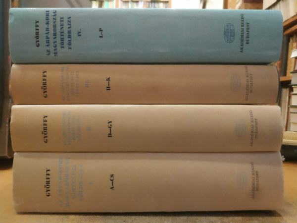 Gy�rffy Gy�rgy  (szerk.) - Az �rp�d-kori Magyarorsz�g t�rt�neti f�ldrajza I-IV.