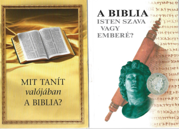 2 db knyv, Mit tant valjban a biblia?, A biblia Isten szava vagy ember?