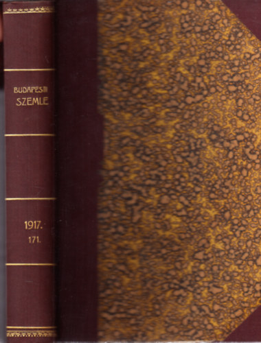 Voinovich G�za  (szerk) - Budapesti Szemle 171. k�tet - 487.,488.,489. sz�m