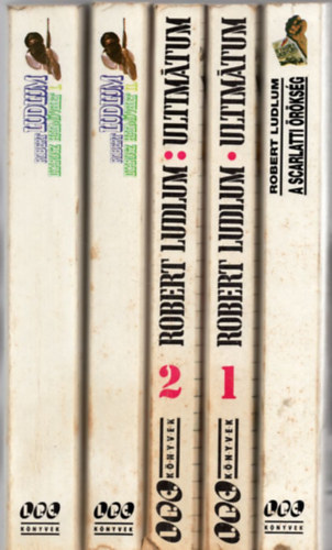 Robert Ludlum - 5 db Robert Ludlum knyv (3m 5 ktetben) : A scarlatti rksg +Ikarusz hadmvelet I-II. +Ultimtum I-II.