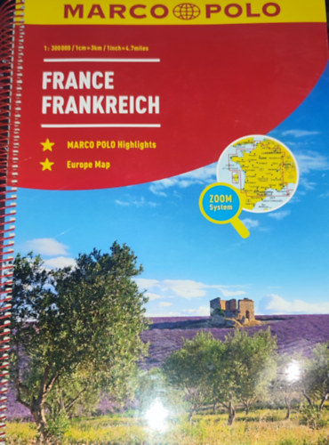 Marco Polo-France, Frankreich-Marco polo Highlights-Europe Map