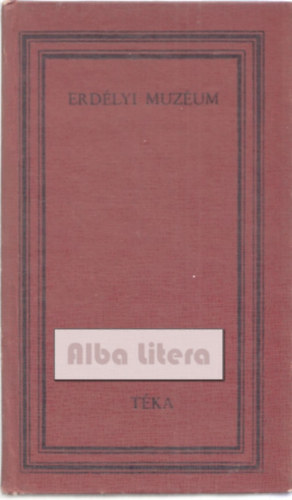 Benk� Samu  (v�logatta) - Erd�lyi Muz�um 1814-1818